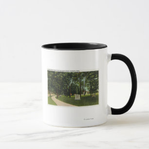 Mug Vue de champ de bataille, maintenant vert de