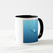 Mug Vue de face d'un requin de tigre (Devant droit)