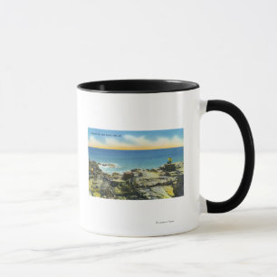 Mug Vue de falaises de tête chauve des roches et du