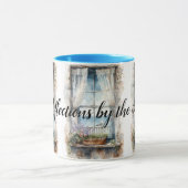 Mug Vue de fenêtre en bord de mer, scène côtière à l'a (Centre)