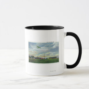Mug Vue de gisement de planeur de colline de Harris,
