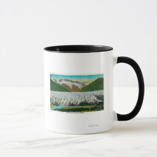 Mug Vue de glacier de Spencer, près de Seward,