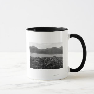 Mug Vue de Juneau, de l'Alaska et de S.S. Burnside