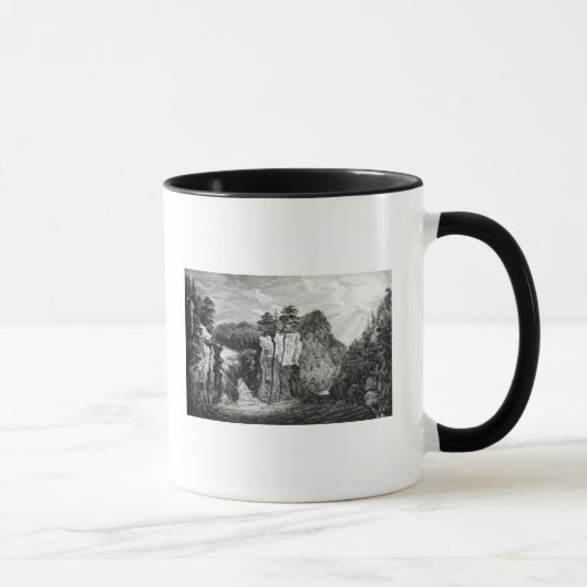 Mug Vue de la cascade de rivière de Passaic, New (Droite)