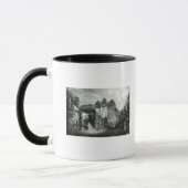 Mug Vue de la cascade de rivière de Passaic, New (Gauche)