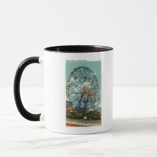Mug Vue de la célèbre Wonder Ferris Wheel (Gauche)
