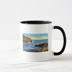 Mug Vue de la falaise de Bald Head à York Beach