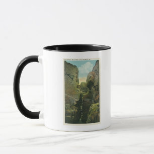 Mug Vue de la falaise de tête d'chaume