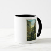 Mug Vue de la falaise de tête d'chaume (Devant droit)