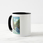 Mug Vue de la gorge de Fall Creek (Devant gauche)