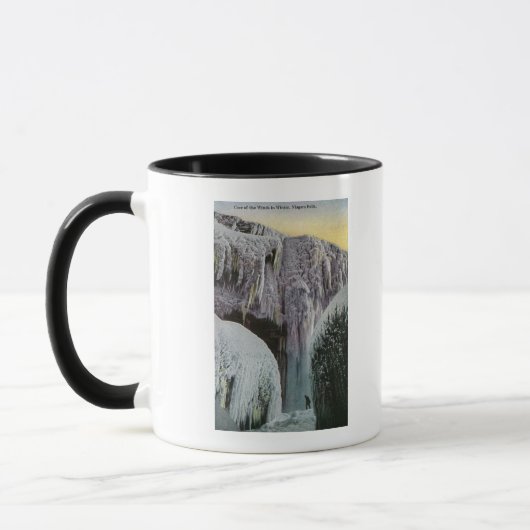 Mug Vue de la grotte des vents en hiver (Gauche)