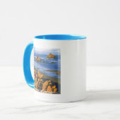Mug Vue de la plage de l'Oregon à Bandon (Devant gauche)