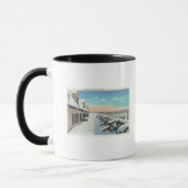Mug Vue de la Plate-forme Sud en hiver (Gauche)