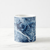 Mug Vue de la rivière Dniepr gelée enneigée - Station (Centre)