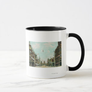 Mug Vue de la rue Mariposa face à l'hôtel de ville