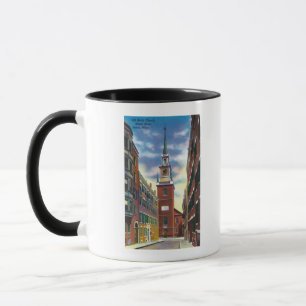 Mug Vue de la rue Salem sur le Vieux-Lac de l'église d