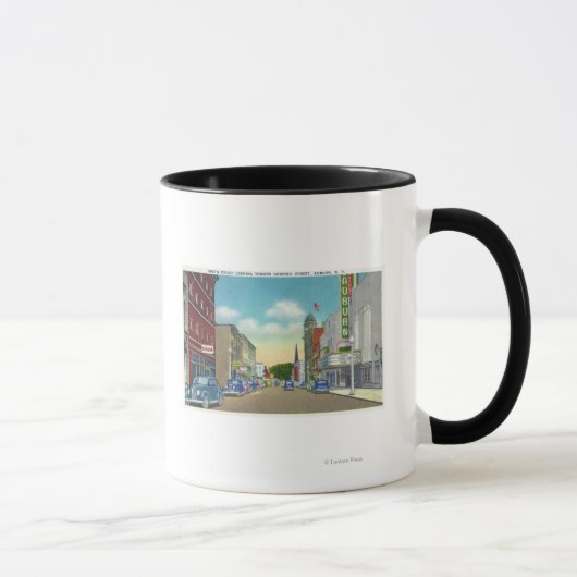 Mug Vue de la rue Sud de Genesee Street (Droite)