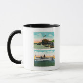 Mug Vue de la salle de bains de Cliff Beach (Gauche)