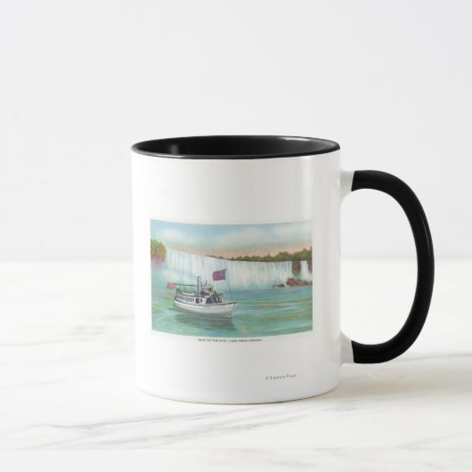 Mug Vue de la servante du bateau de plaisance (Droite)