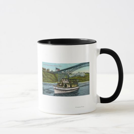 Mug Vue de la servante du bateau de plaisance 2 (Droite)