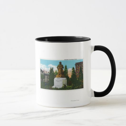 Mug Vue de la statue de Nathaniel Hawthorne (Droite)