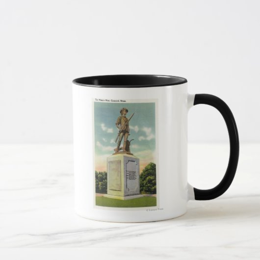 Mug Vue de la statue du Minute Man (Droite)