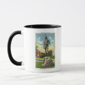 Mug Vue de la Statue Massasoit # 2 (Gauche)