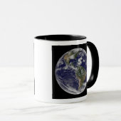 Mug Vue de la Terre entière et de quatre systèmes de t (Devant droit)