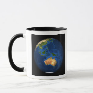 Mug Vue de la Terre entière montrant Indonésie, Océan
