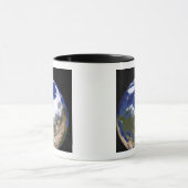 Mug Vue de la Terre montrant la région arctique (Centre)