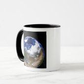 Mug Vue de la Terre montrant la région arctique (Devant gauche)