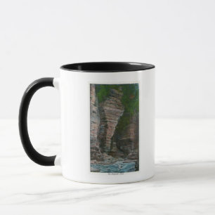 Mug Vue de la tête de l'éléphant