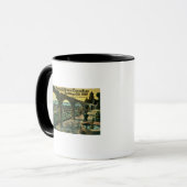 Mug Vue de la ville à partir d'une mission, Panama-CA  (Devant gauche)