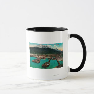 Mug Vue de la ville de Skagway, AlaskaSkagway, AK