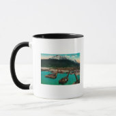 Mug Vue de la ville de Skagway, AlaskaSkagway, AK (Gauche)
