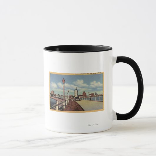 Mug Vue de la ville depuis Rainbow Pier (Droite)