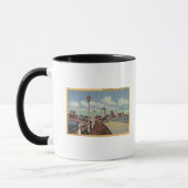 Mug Vue de la ville depuis Rainbow Pier (Gauche)