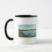 Mug Vue de la ville depuis West Lake Road (Gauche)