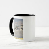 Mug Vue de la ville en hiver (Devant gauche)