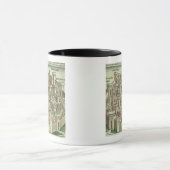 Mug Vue de la ville murée de Jérusalem montrant T (Centre)