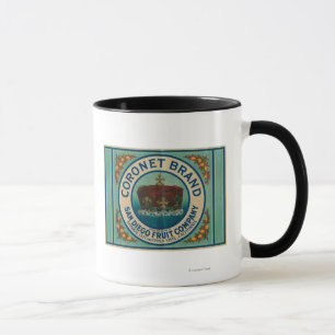 Mug Vue de LabelChula de citron de Coronet, CA