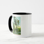Mug Vue de l'allée au parc Woodland (Devant gauche)
