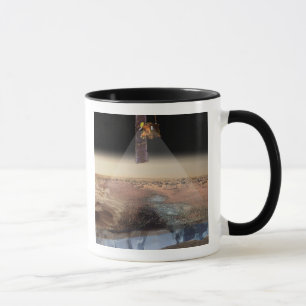Mug Vue de l'artiste de l'odyssée détectant la glace