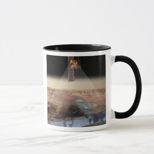 Mug Vue de l'artiste de l'odyssée détectant la glace (Droite)