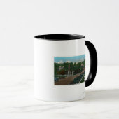 Mug Vue de l'entrée Ausable Chasm (Devant droit)