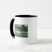 Mug Vue de l'étang de grenouille commun de Boston (Devant gauche)