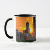Mug Vue de l'horizon de Chicago d'Adler (Gauche)