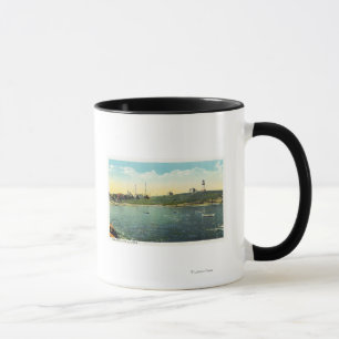 Mug Vue de l'île de Cushing de la tête blanche
