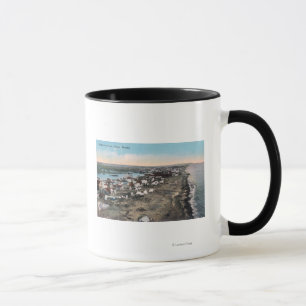 Mug Vue de l'oeil de l'oiseau de TownNome, AK