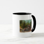 Mug Vue de Lumberjacks, Scène de journalisationSterlin (Devant droit)